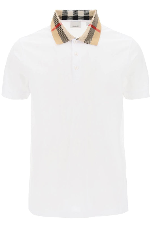 Burberry check collar cody polo shirt - VivaceVenus