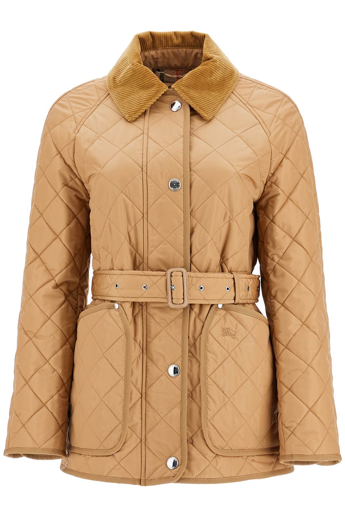 Burberry quilted jacket with belt pen - VivaceVenus