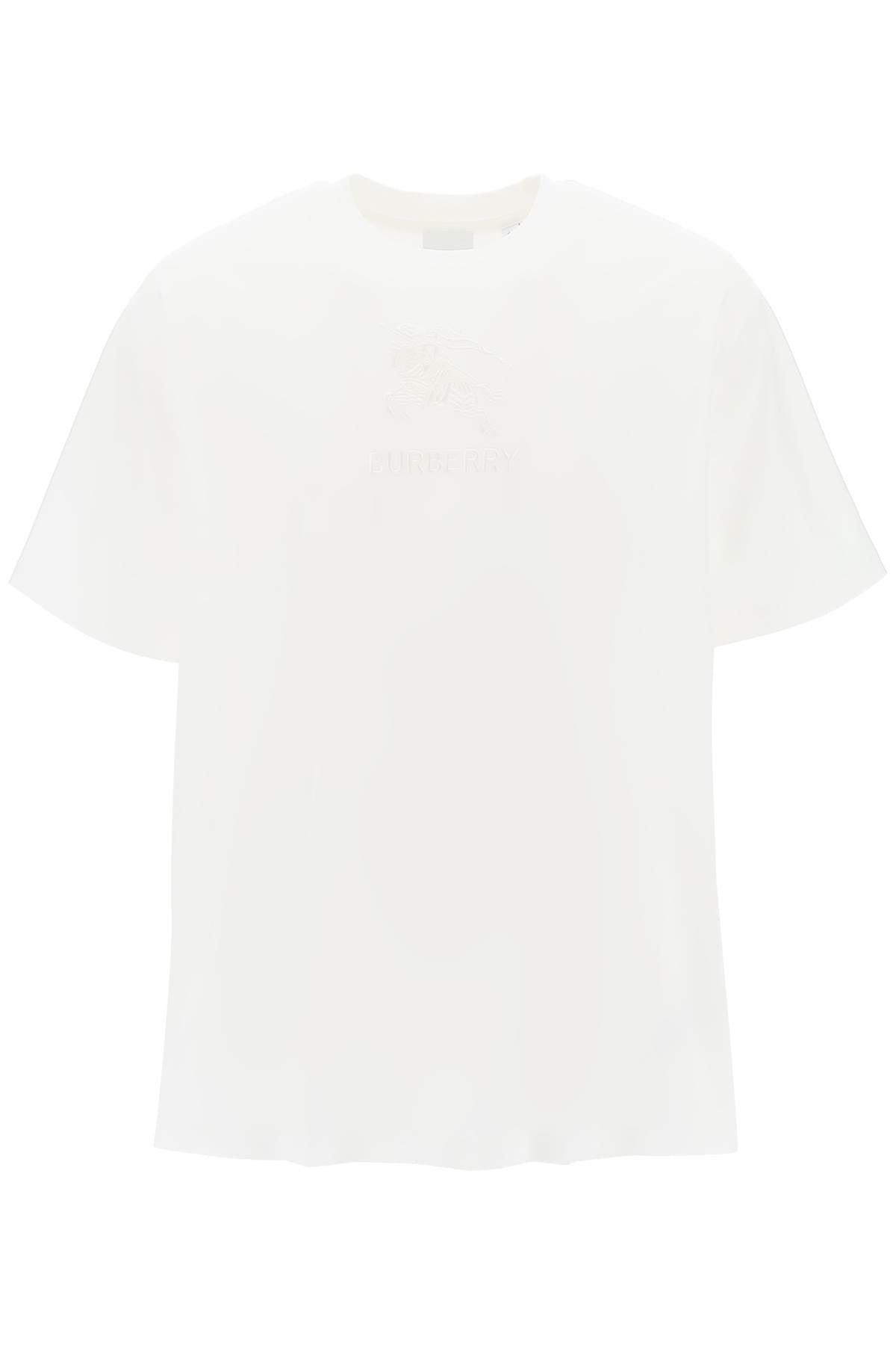 Burberry tempah t-shirt with embroidered ekd - VivaceVenus