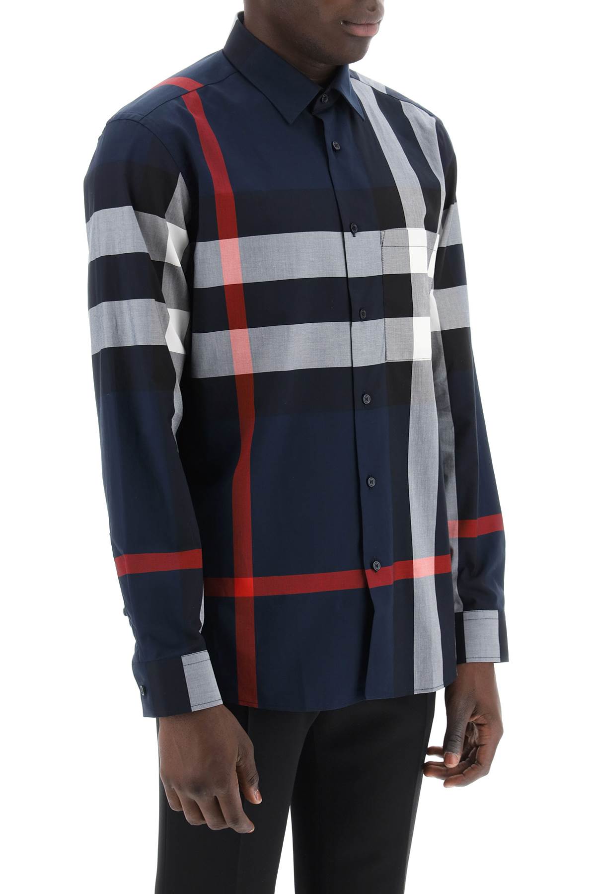 Burberry long sleeve summerton shirt - VivaceVenus