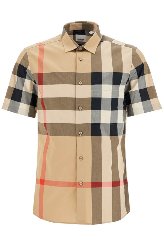 Burberry short sleeve summerton shirt - VivaceVenus