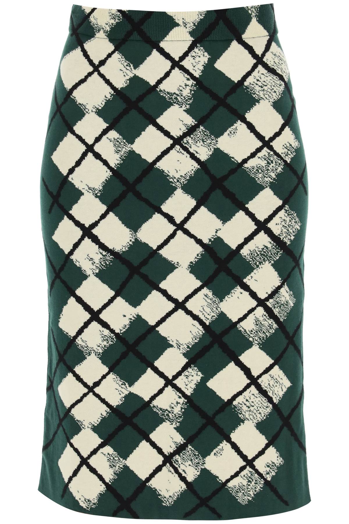 Burberry "knitted diamond pattern midi skirt - VivaceVenus