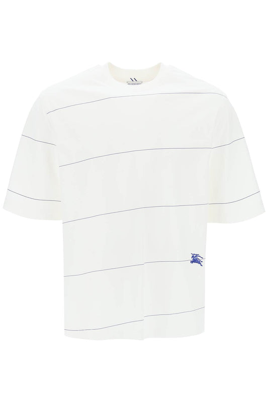 Burberry striped t-shirt with ekd embroidery - VivaceVenus