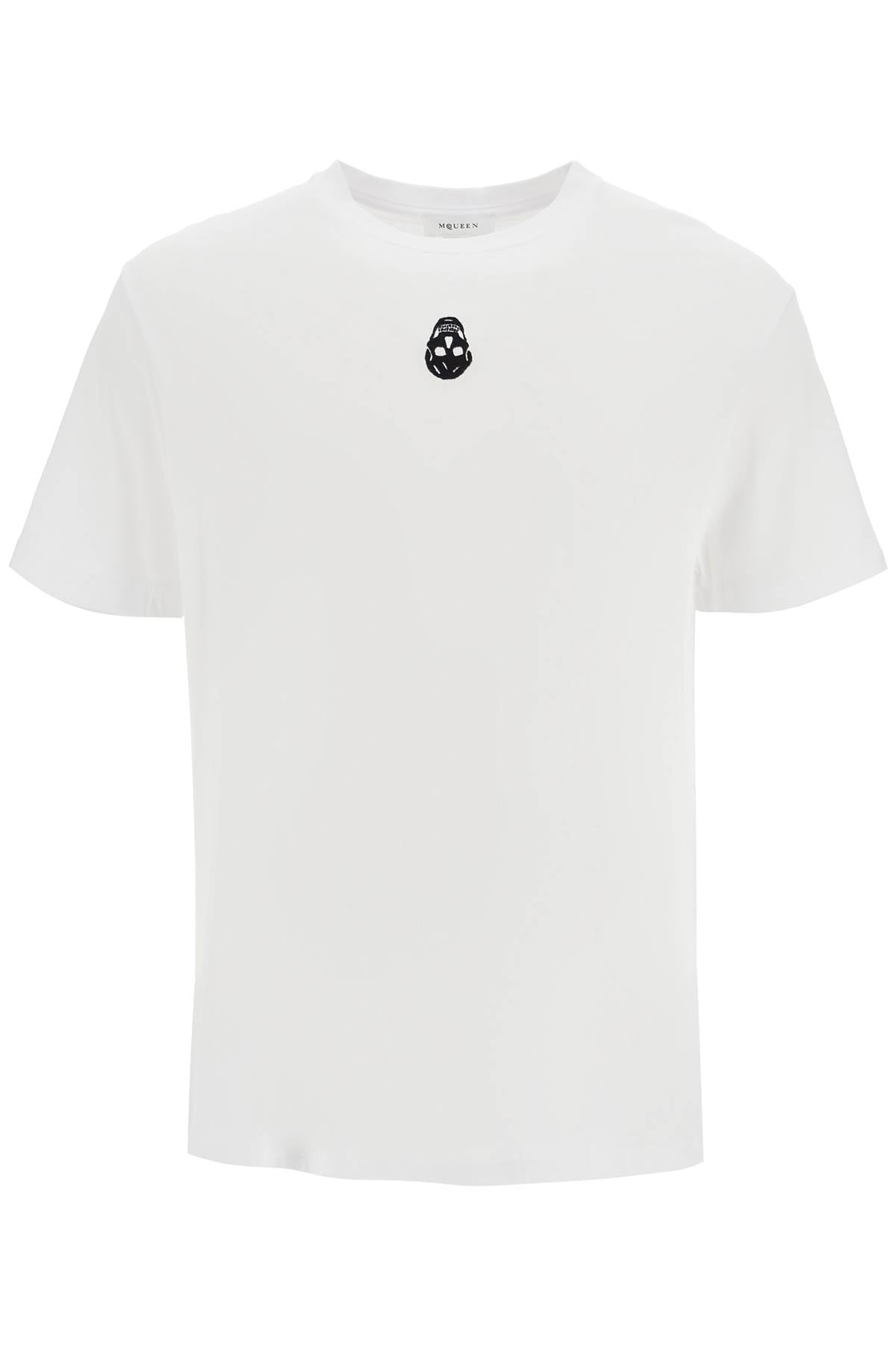 Alexander Mcqueen skull embroidered t-shirt - VivaceVenus