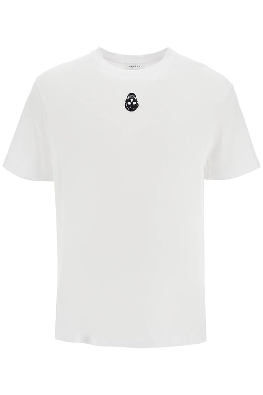 Alexander Mcqueen skull embroidered t-shirt - VivaceVenus