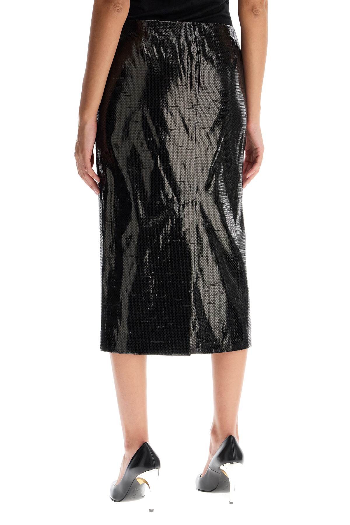 Alexander Mcqueen silk tarpaulin skirt - VivaceVenus