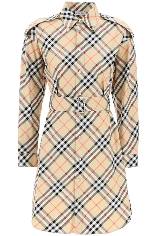 Burberry ered cotton chemisier dress - VivaceVenus