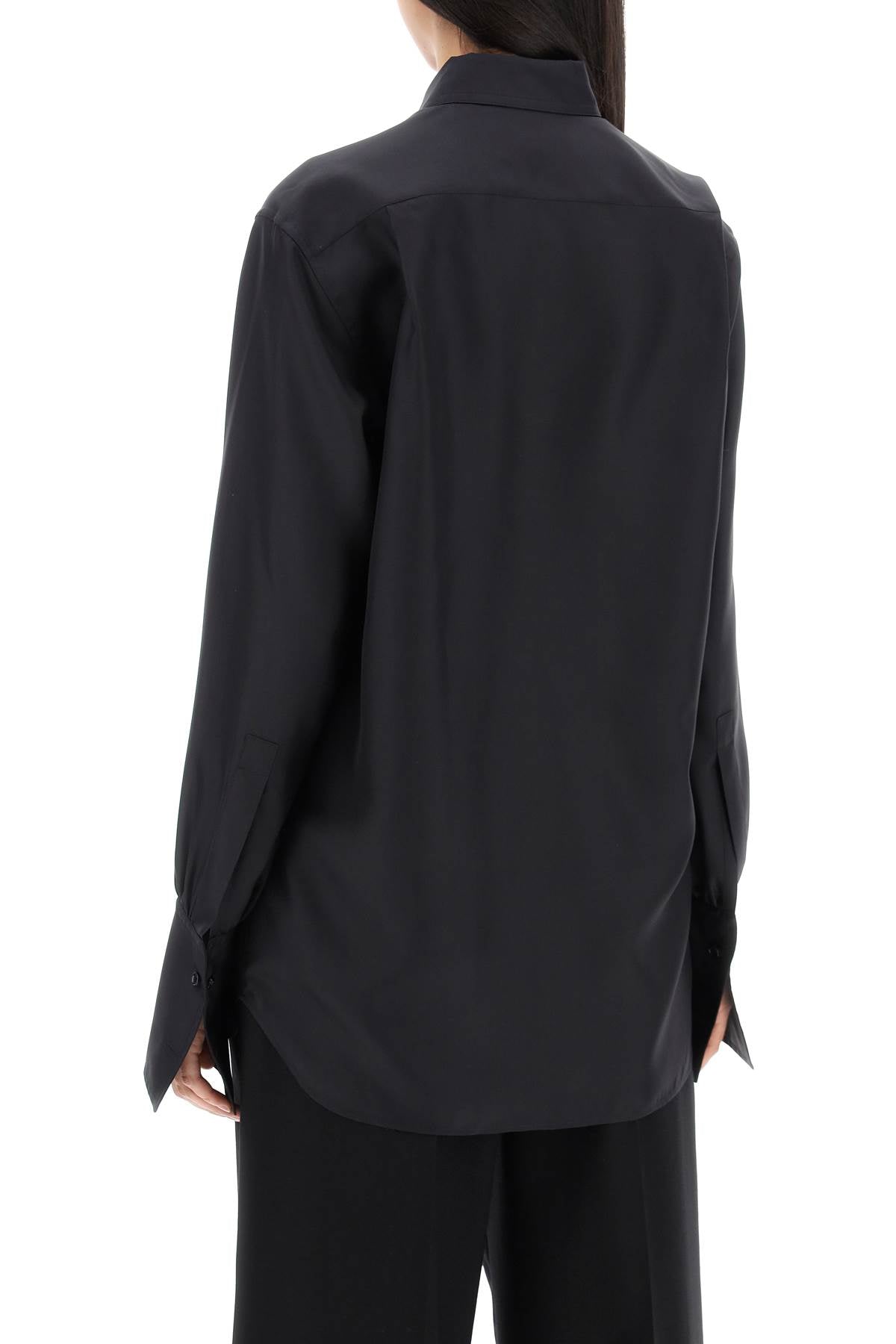 Burberry long-sleeved silk shirt - VivaceVenus