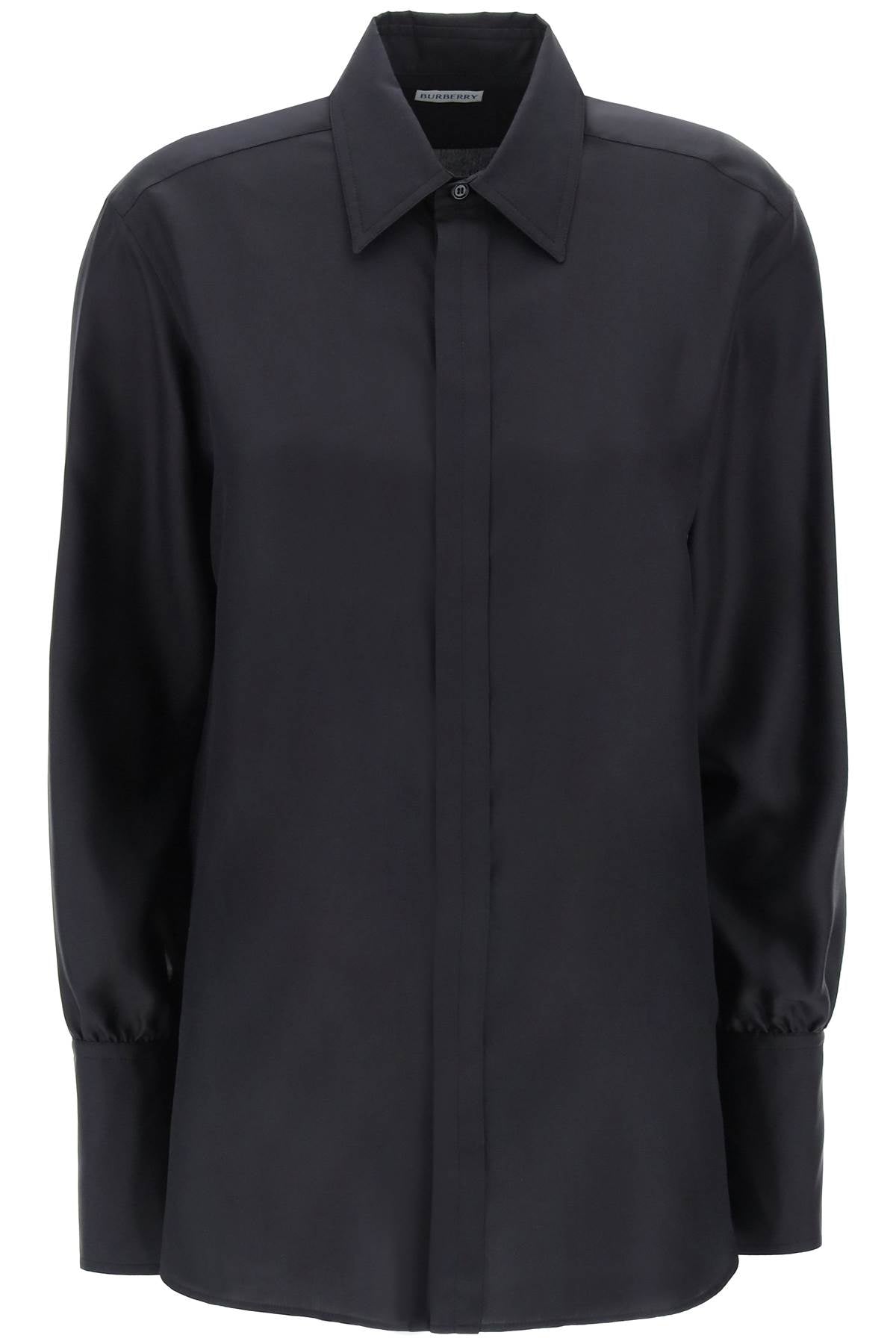 Burberry long-sleeved silk shirt - VivaceVenus