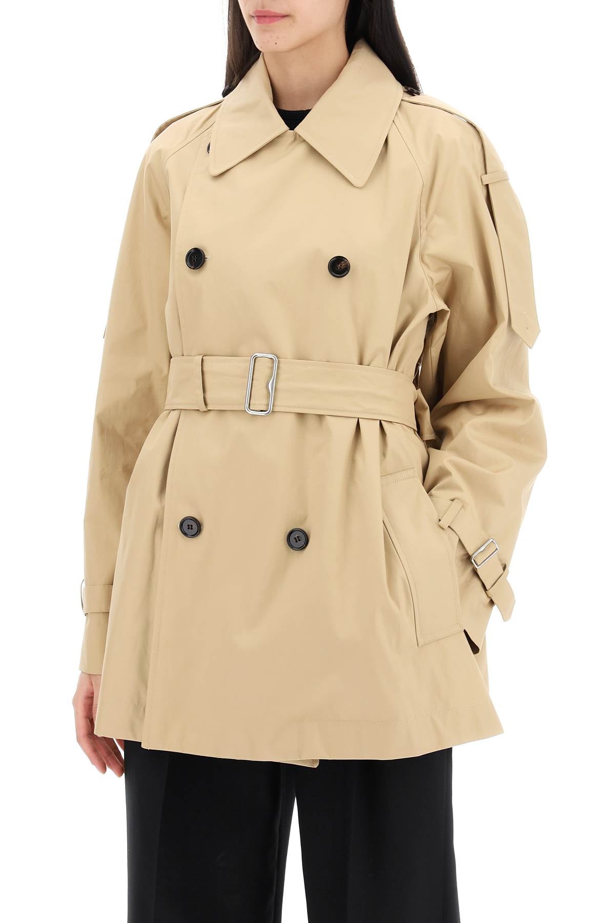 Burberry double-breasted midi trench coat - VivaceVenus