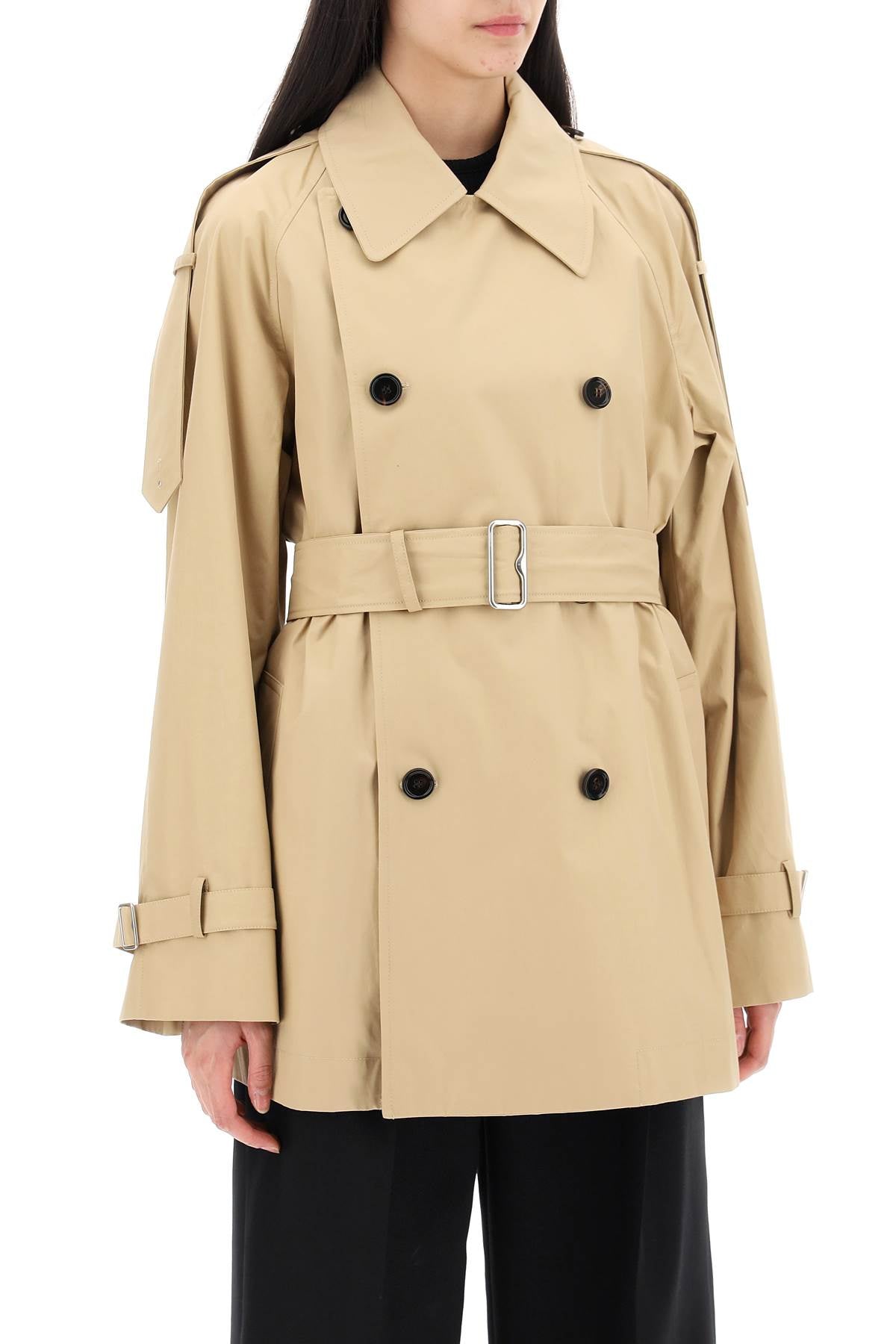 Burberry double-breasted midi trench coat - VivaceVenus