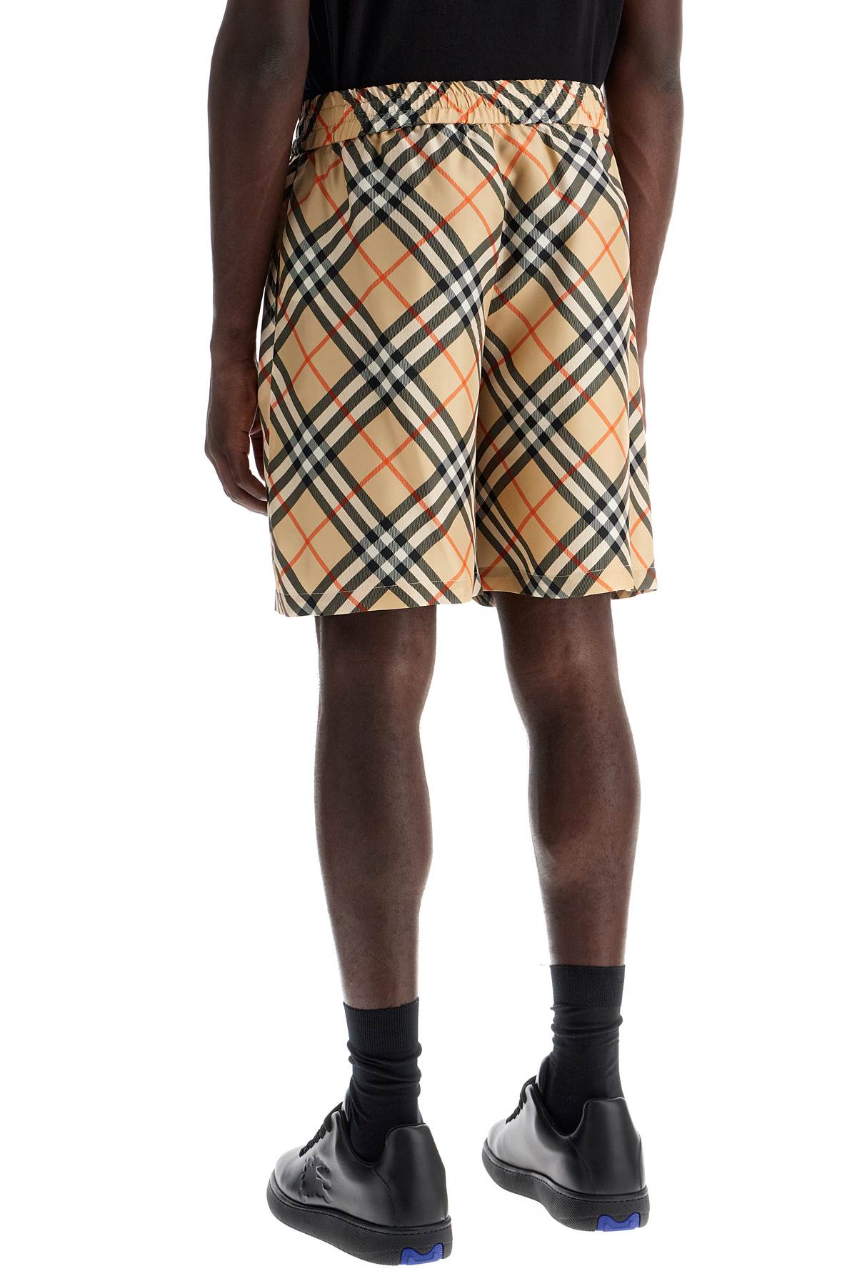 Burberry check silk shorts - VivaceVenus