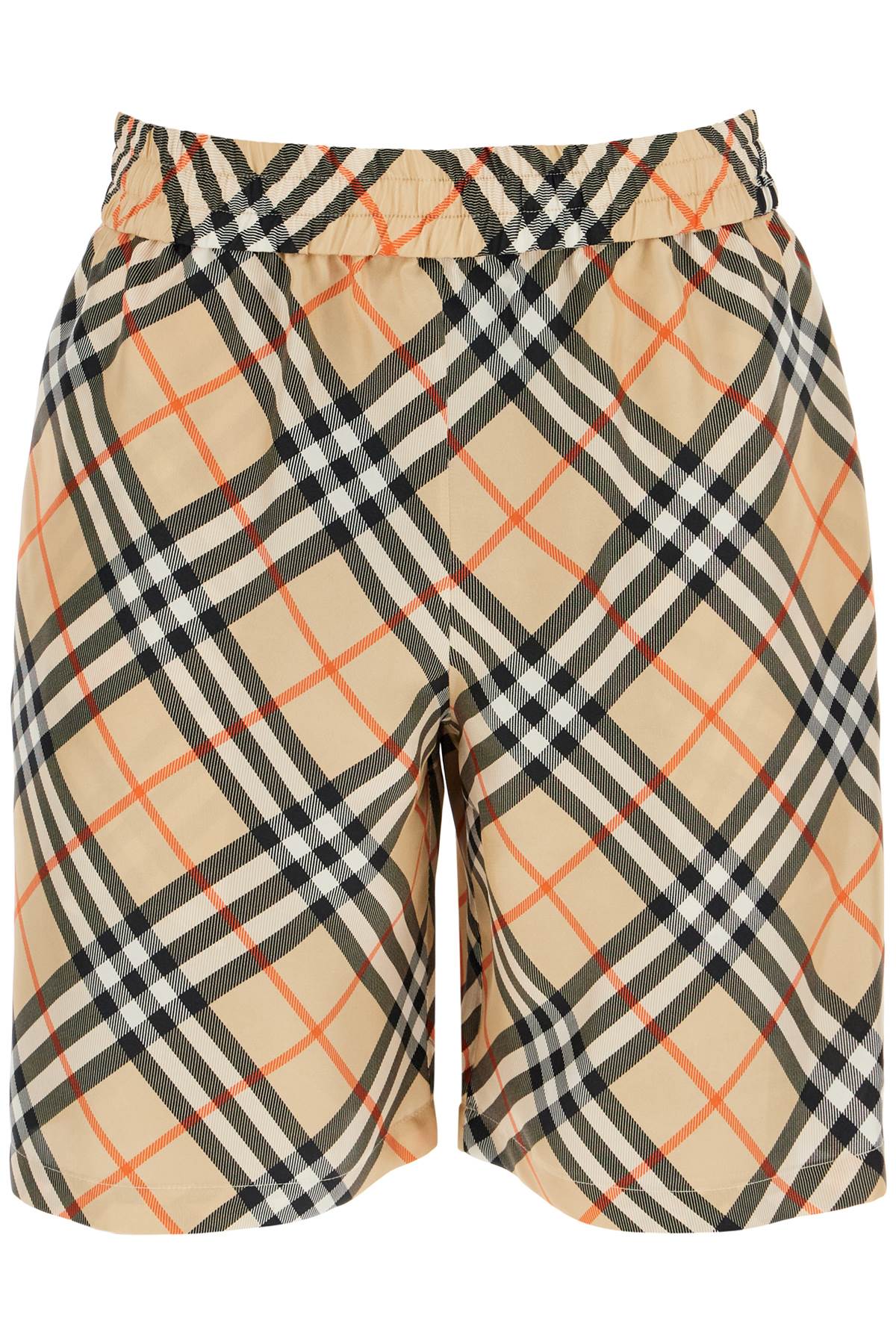 Burberry check silk shorts - VivaceVenus