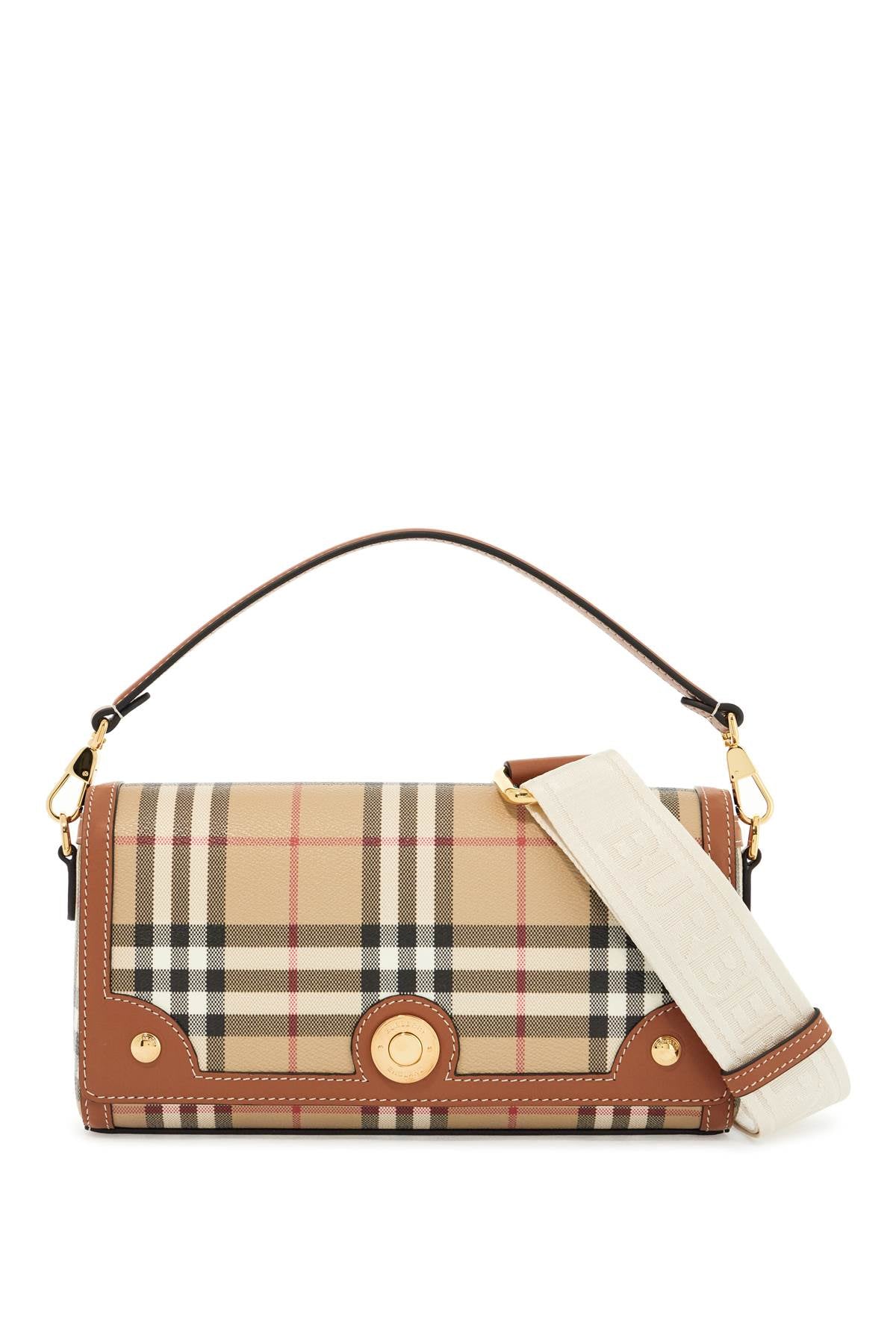 Burberry 'shoulder bag with check pattern notes - VivaceVenus