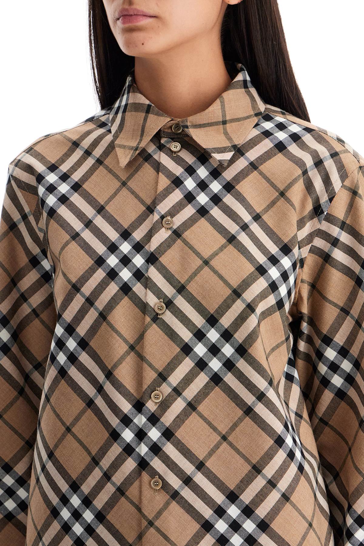 Burberry ered wool blend shirt - VivaceVenus