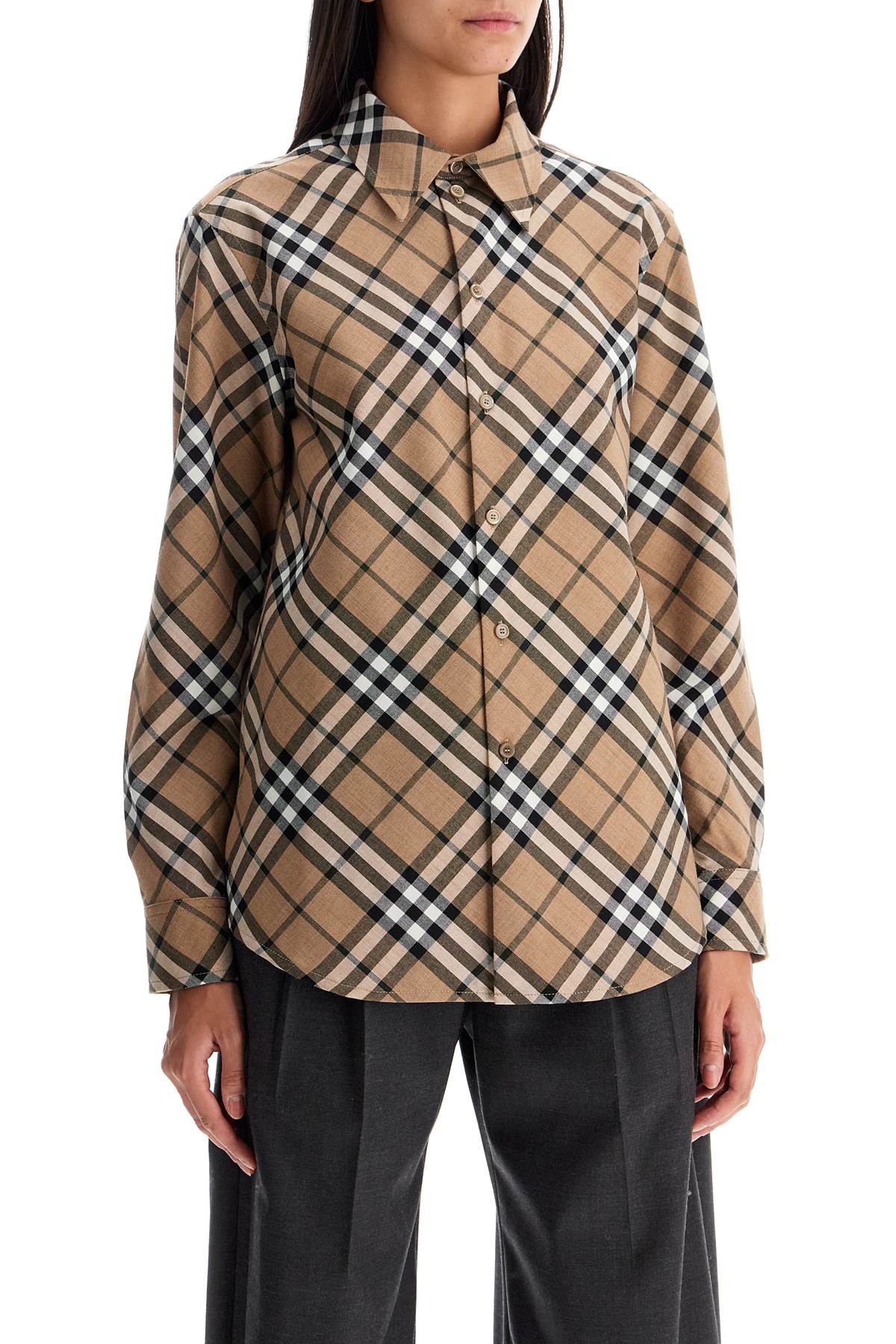 Burberry ered wool blend shirt - VivaceVenus