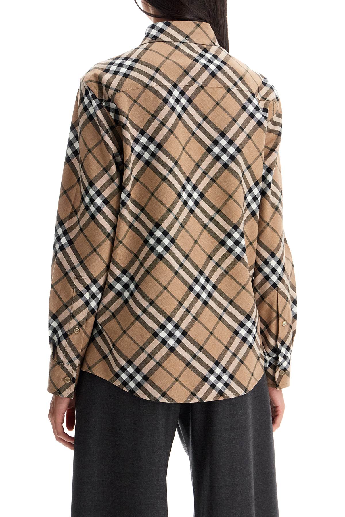 Burberry ered wool blend shirt - VivaceVenus