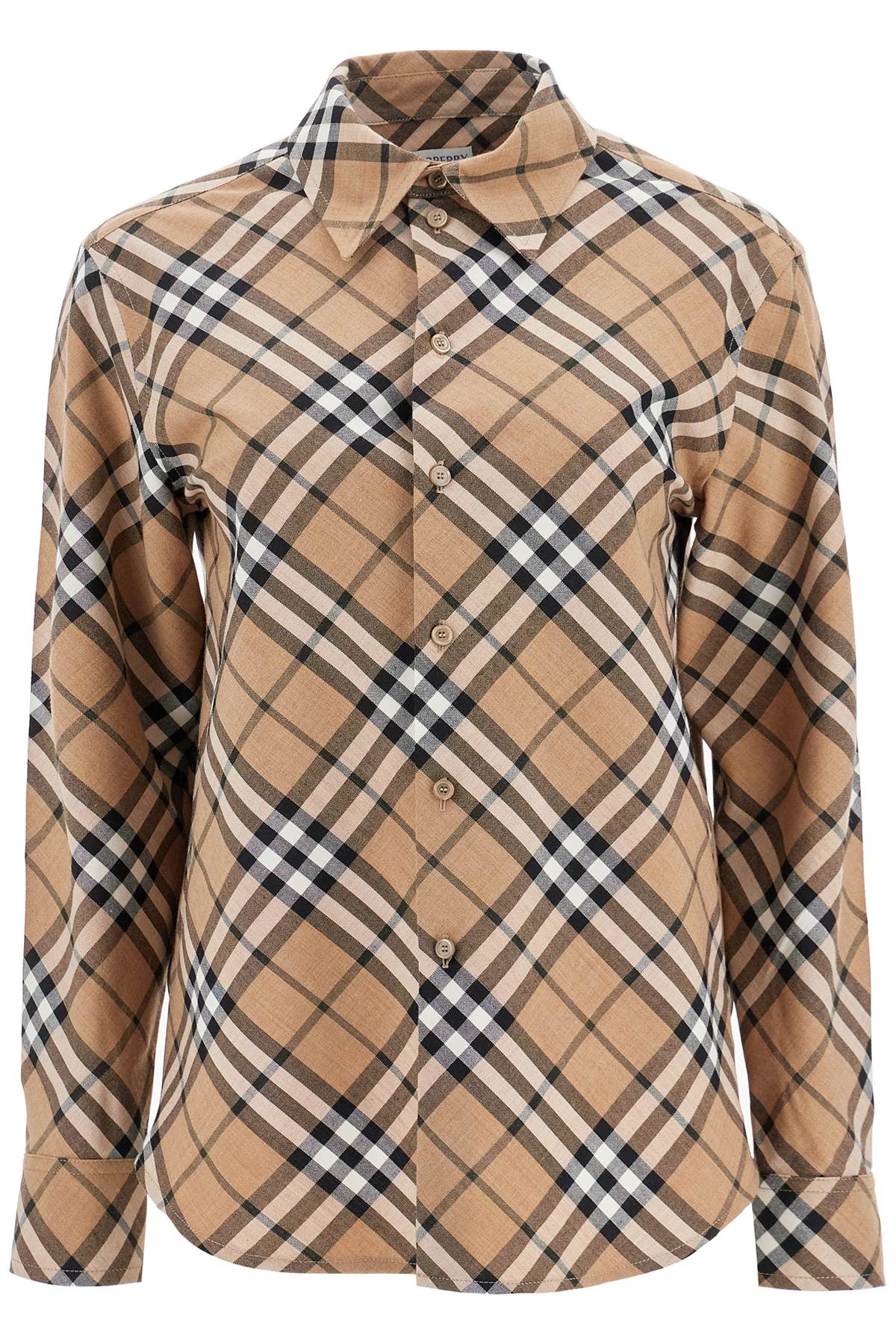 Burberry ered wool blend shirt - VivaceVenus