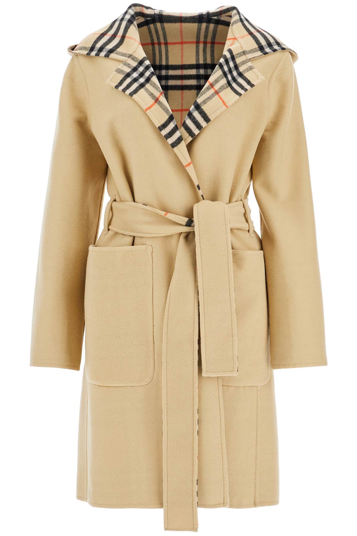 Burberry reversible wool coat with lap - VivaceVenus