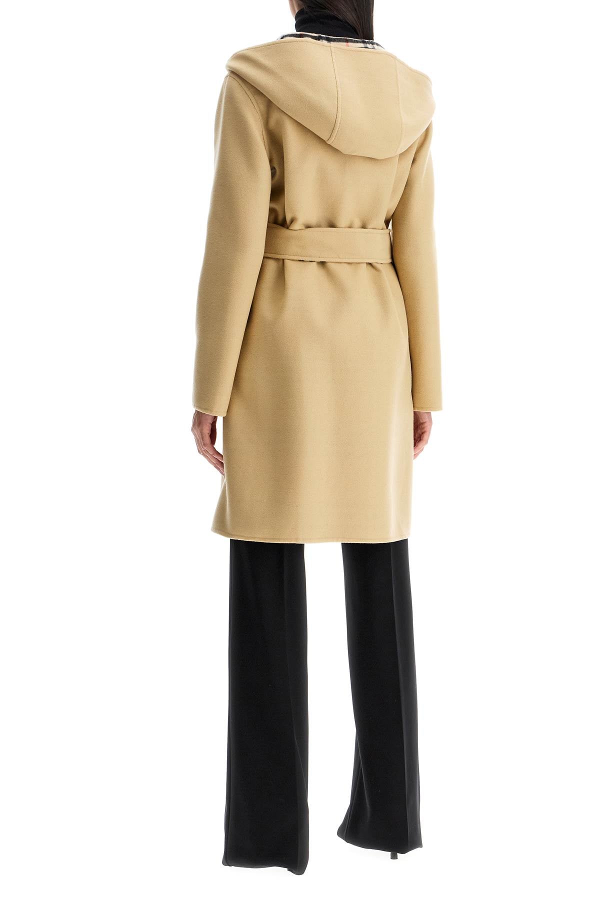 Burberry reversible wool coat with lap - VivaceVenus