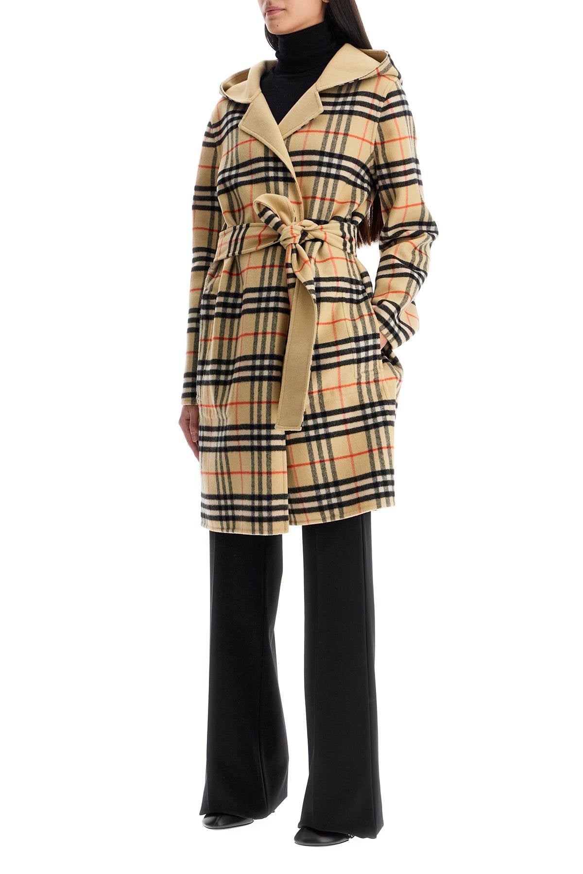 Burberry reversible wool coat with lap - VivaceVenus