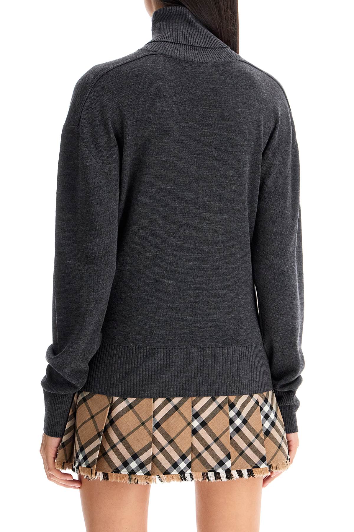 Burberry high-neck wool pullover sweater - VivaceVenus