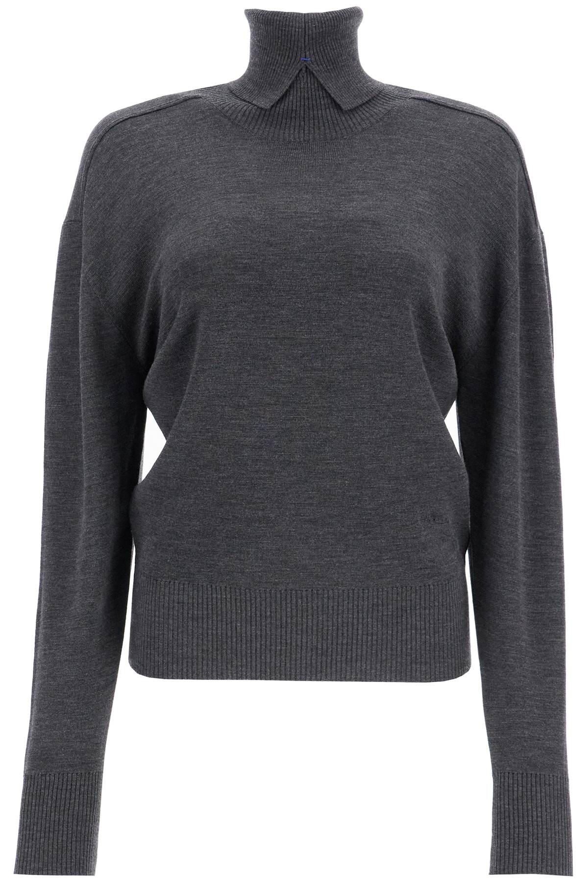 Burberry high-neck wool pullover sweater - VivaceVenus