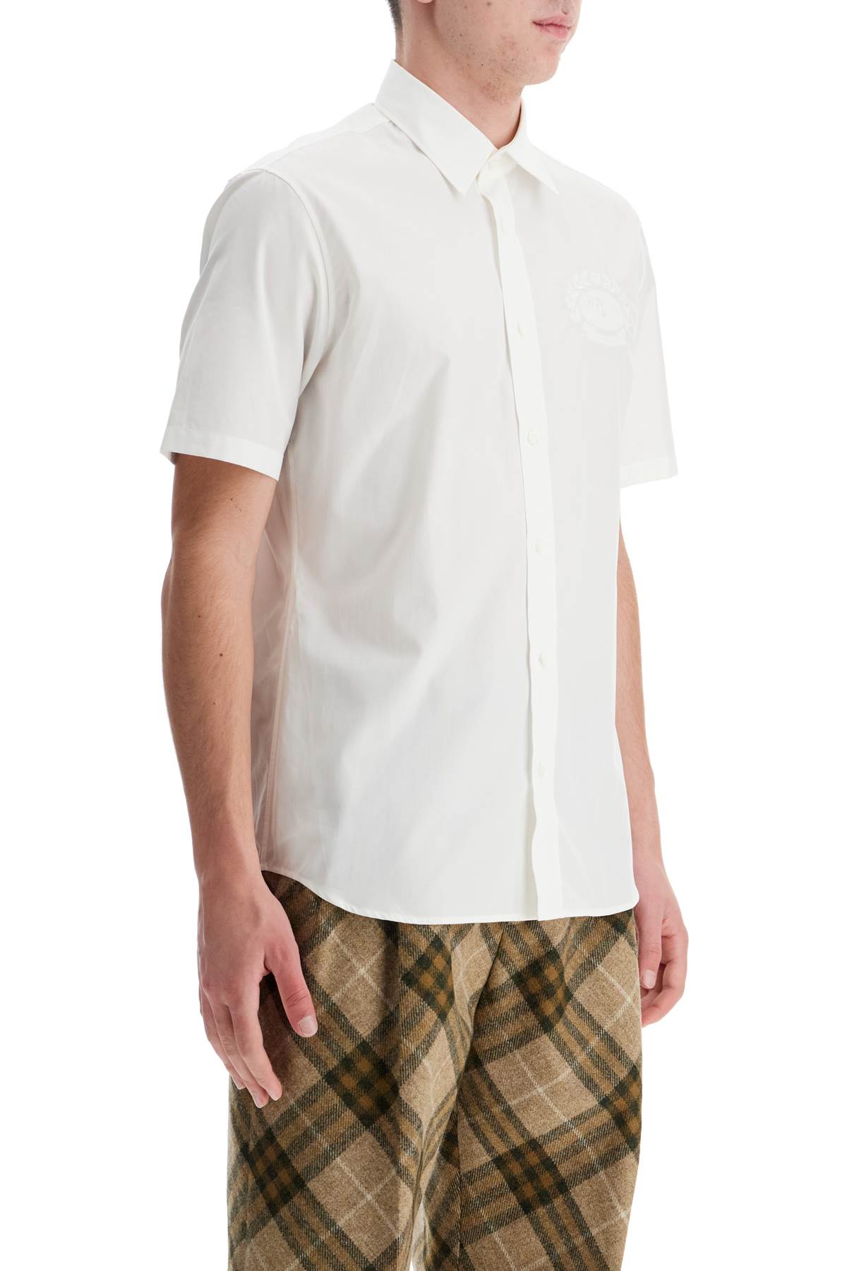 Burberry short-sleeved shirt with ekd - VivaceVenus