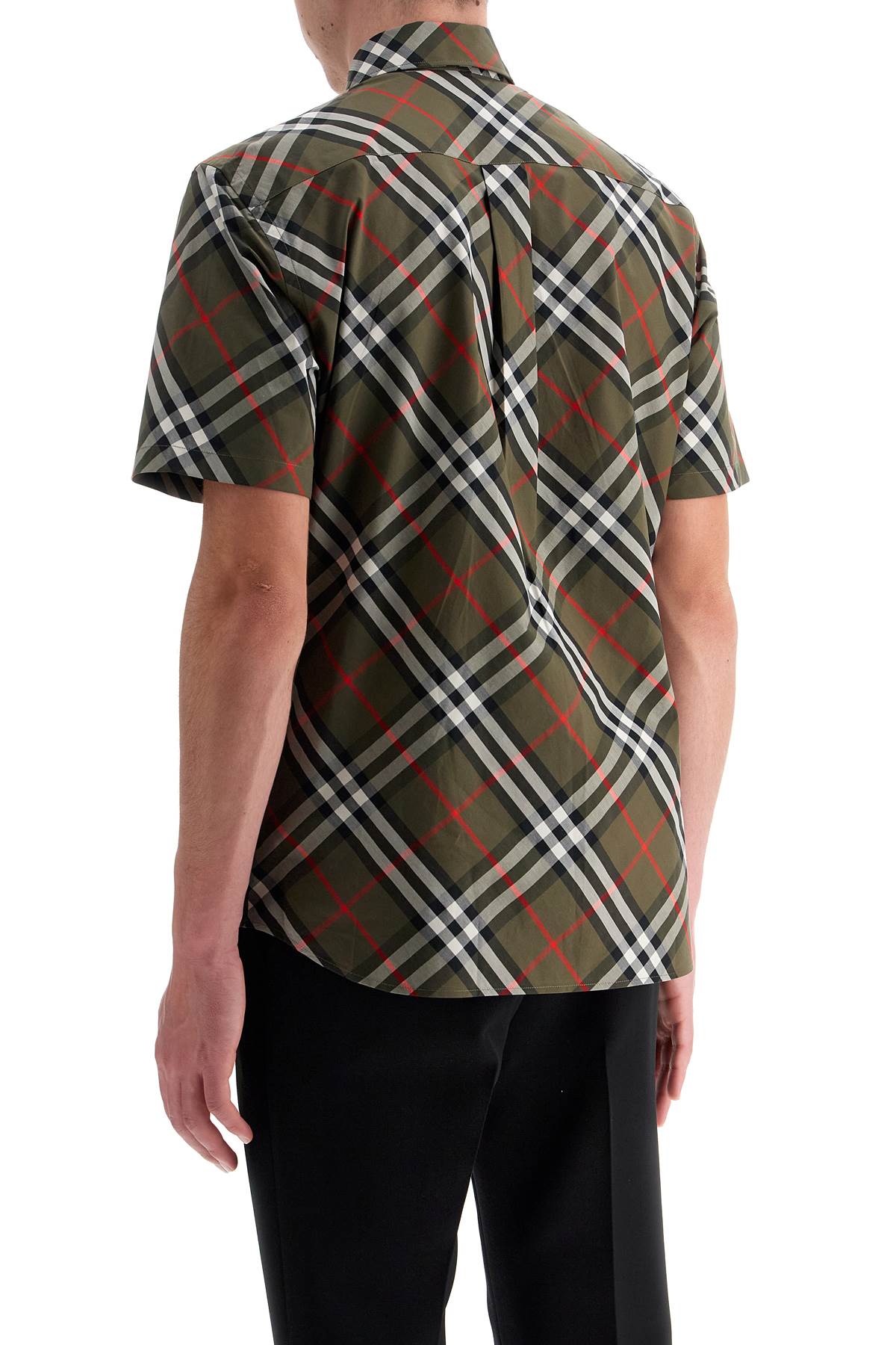 Burberry ered cotton short-sleeved shirt - VivaceVenus