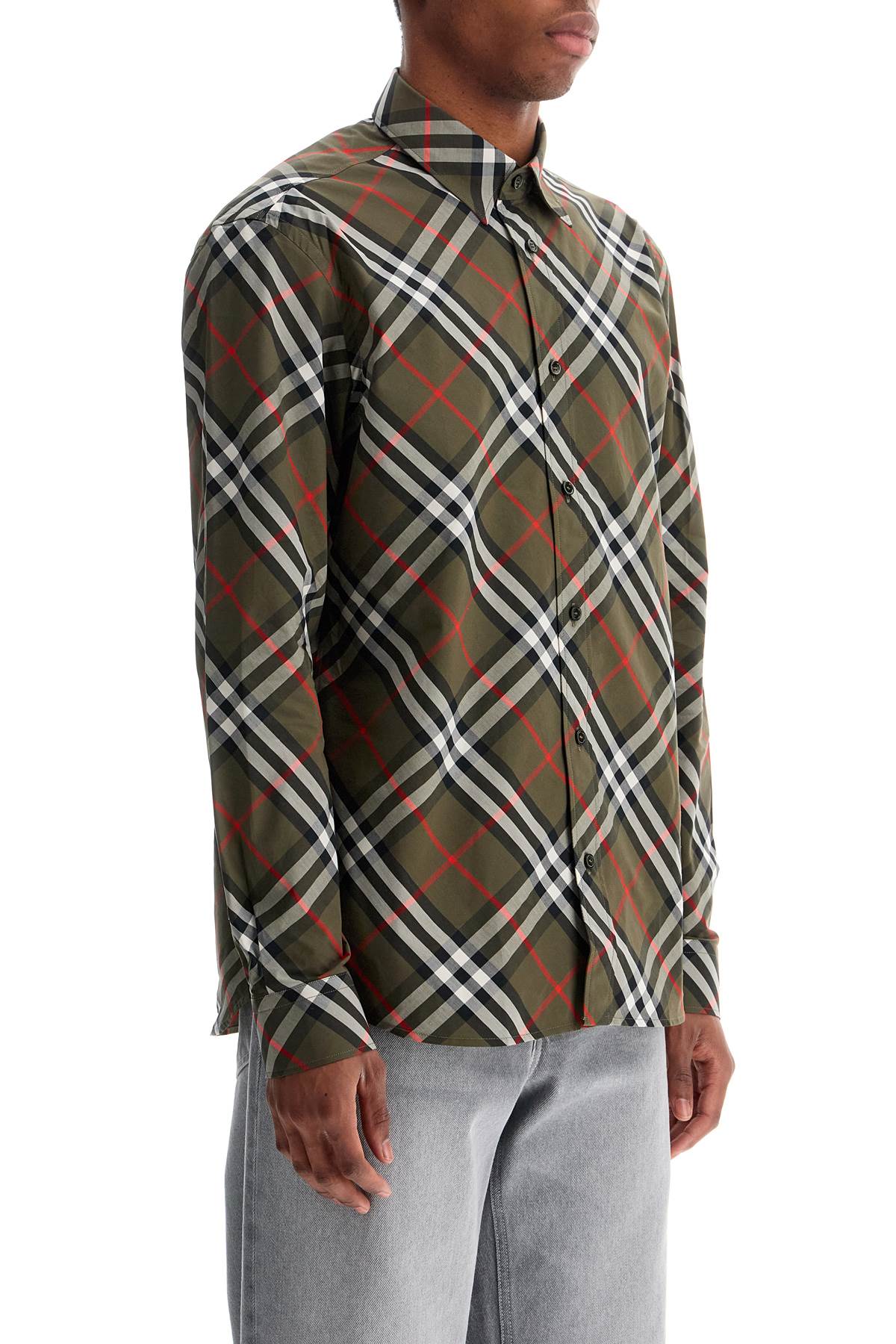 Burberry ered cotton regular fit shirt - VivaceVenus