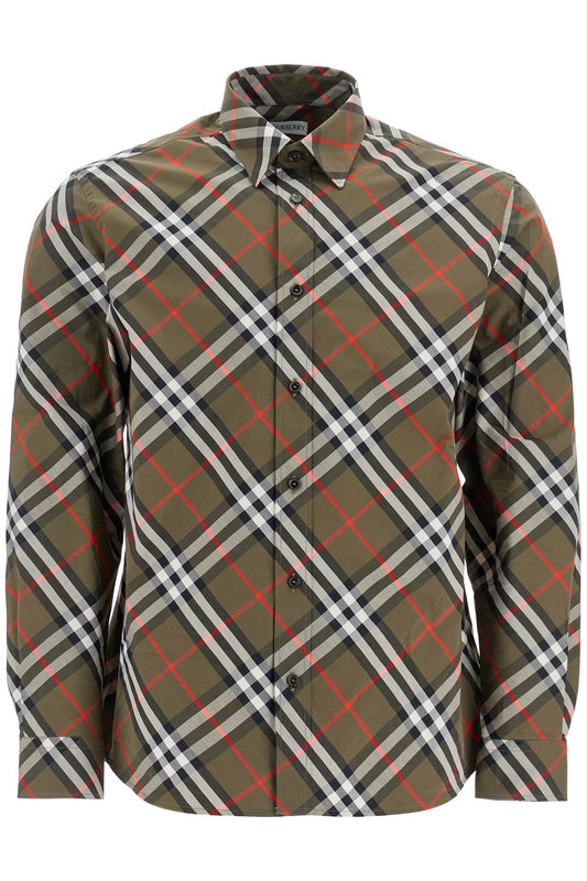 Burberry ered cotton regular fit shirt - VivaceVenus