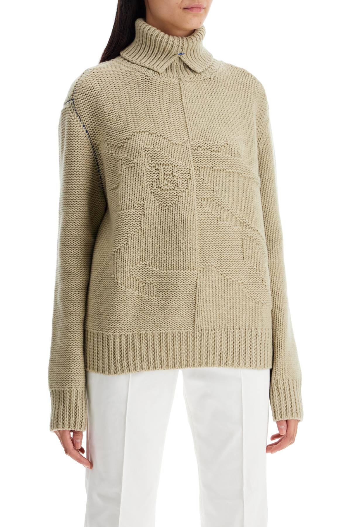 Burberry cashmere sweater with ekd design - VivaceVenus