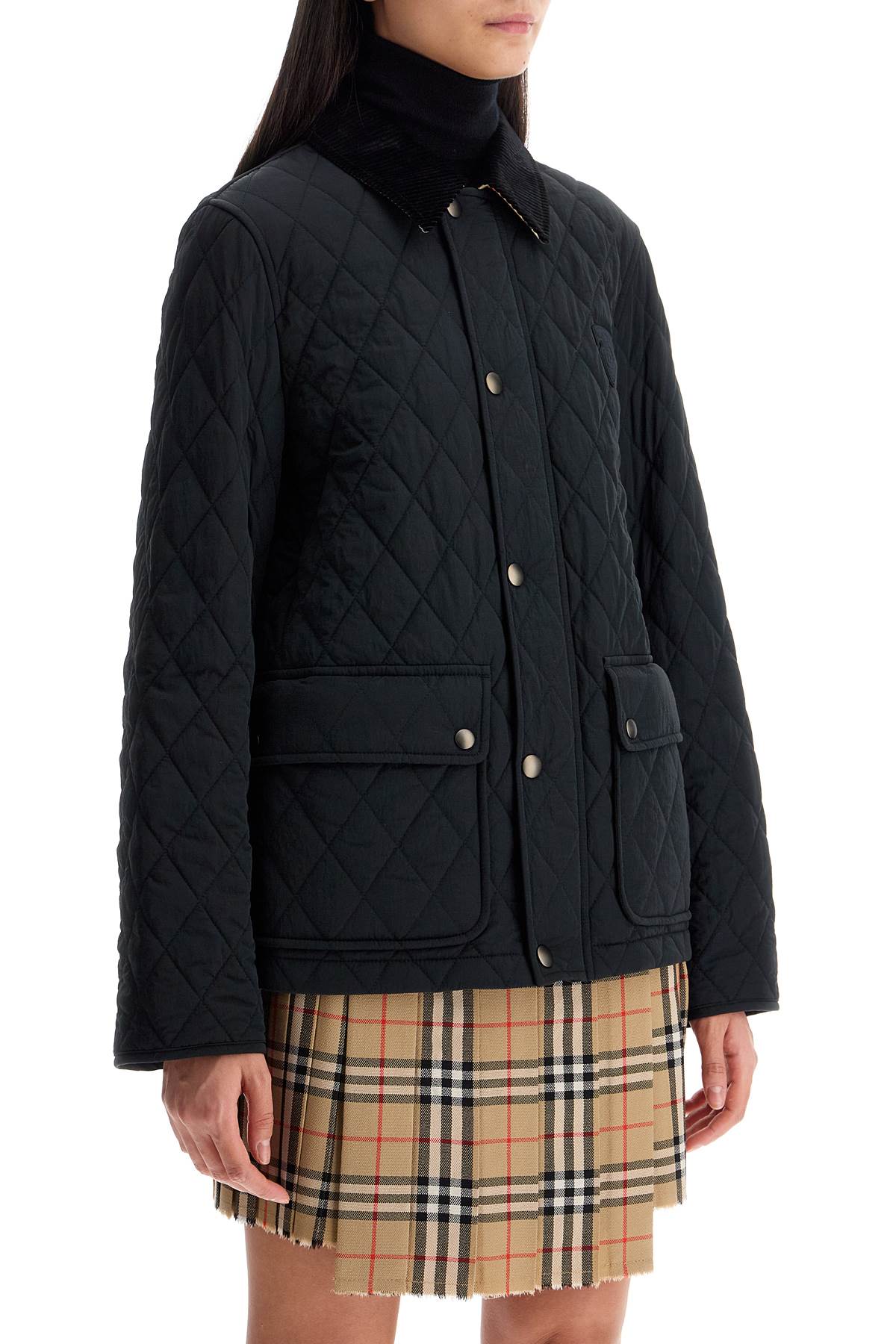 Burberry b shield quilted jacket - VivaceVenus