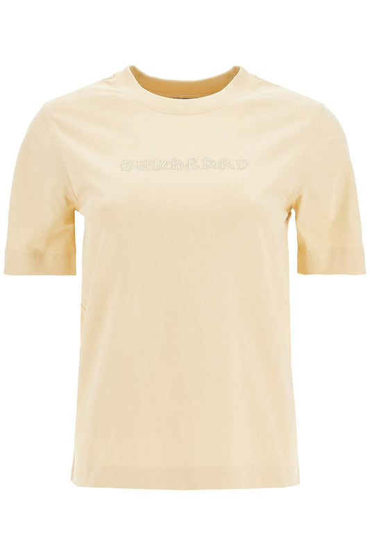 Burberry cotton t-shirt with paisley logo - VivaceVenus