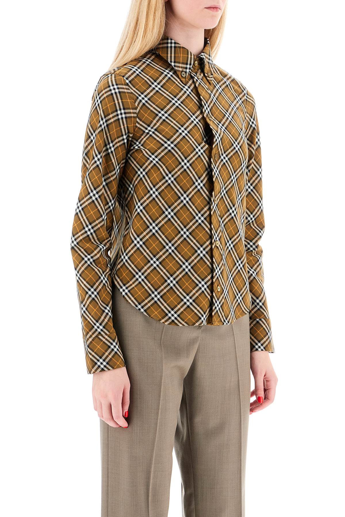 Burberry ered shirt with button-down collar - VivaceVenus