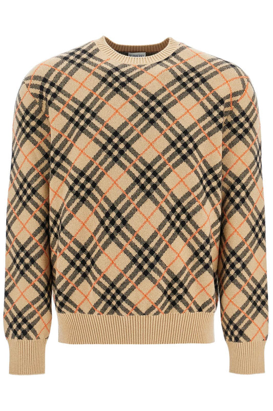 Burberry cashmere check pullover swe - VivaceVenus