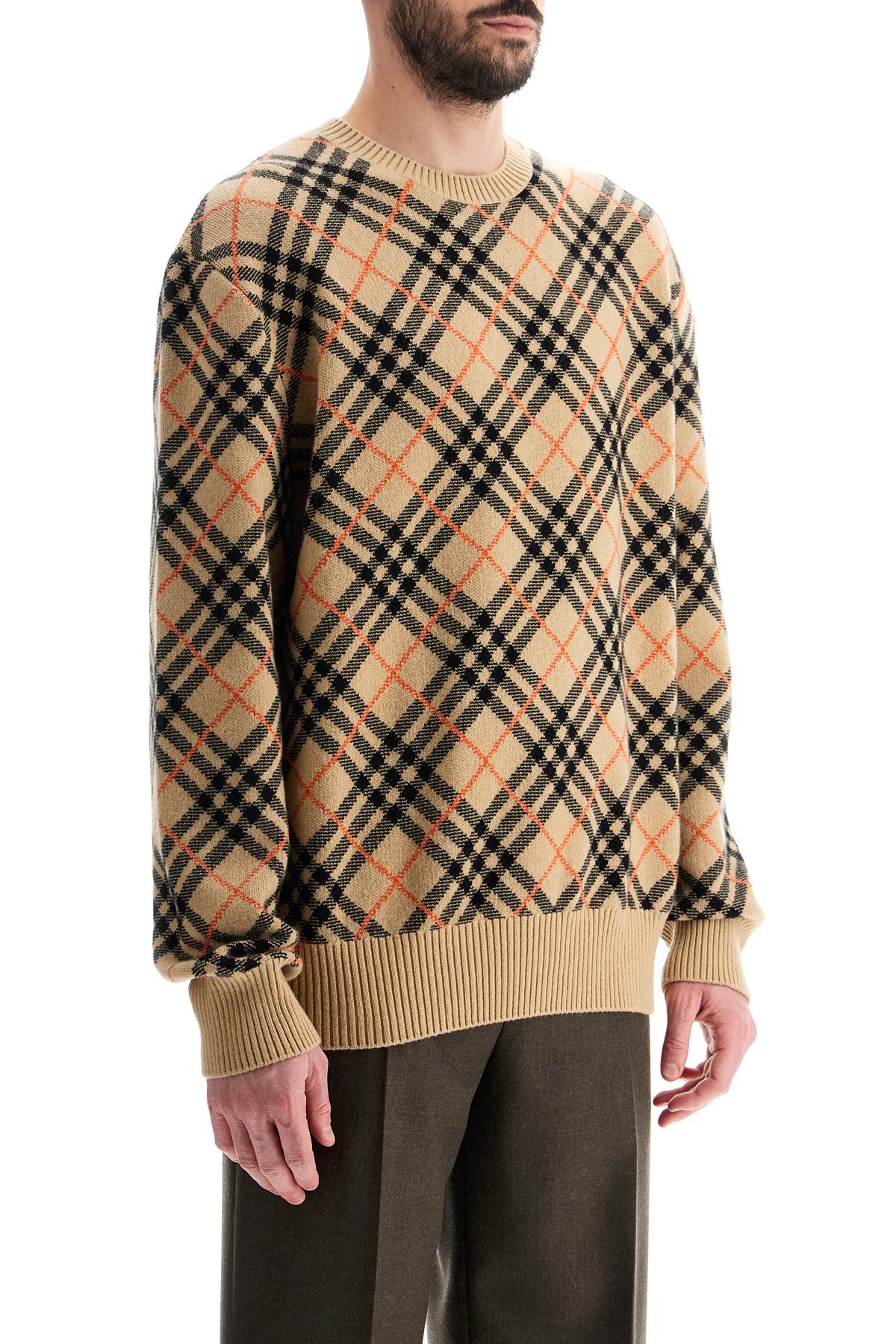 Burberry cashmere check pullover swe - VivaceVenus