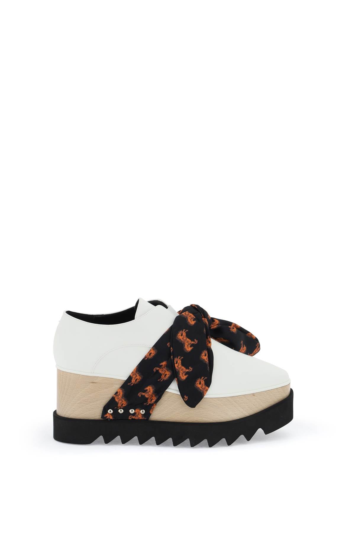 Stella McCartney platform elyse loafers eith printed band - VivaceVenus