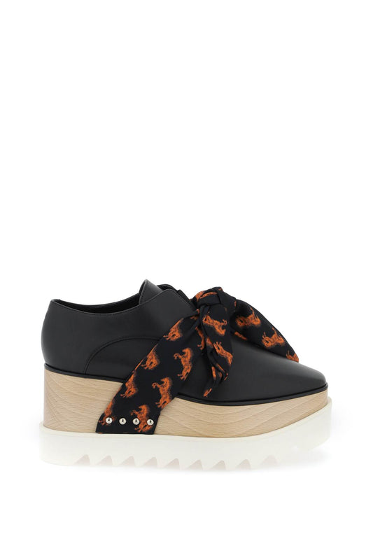 Stella McCartney platform elyse loafers eith printed band - VivaceVenus