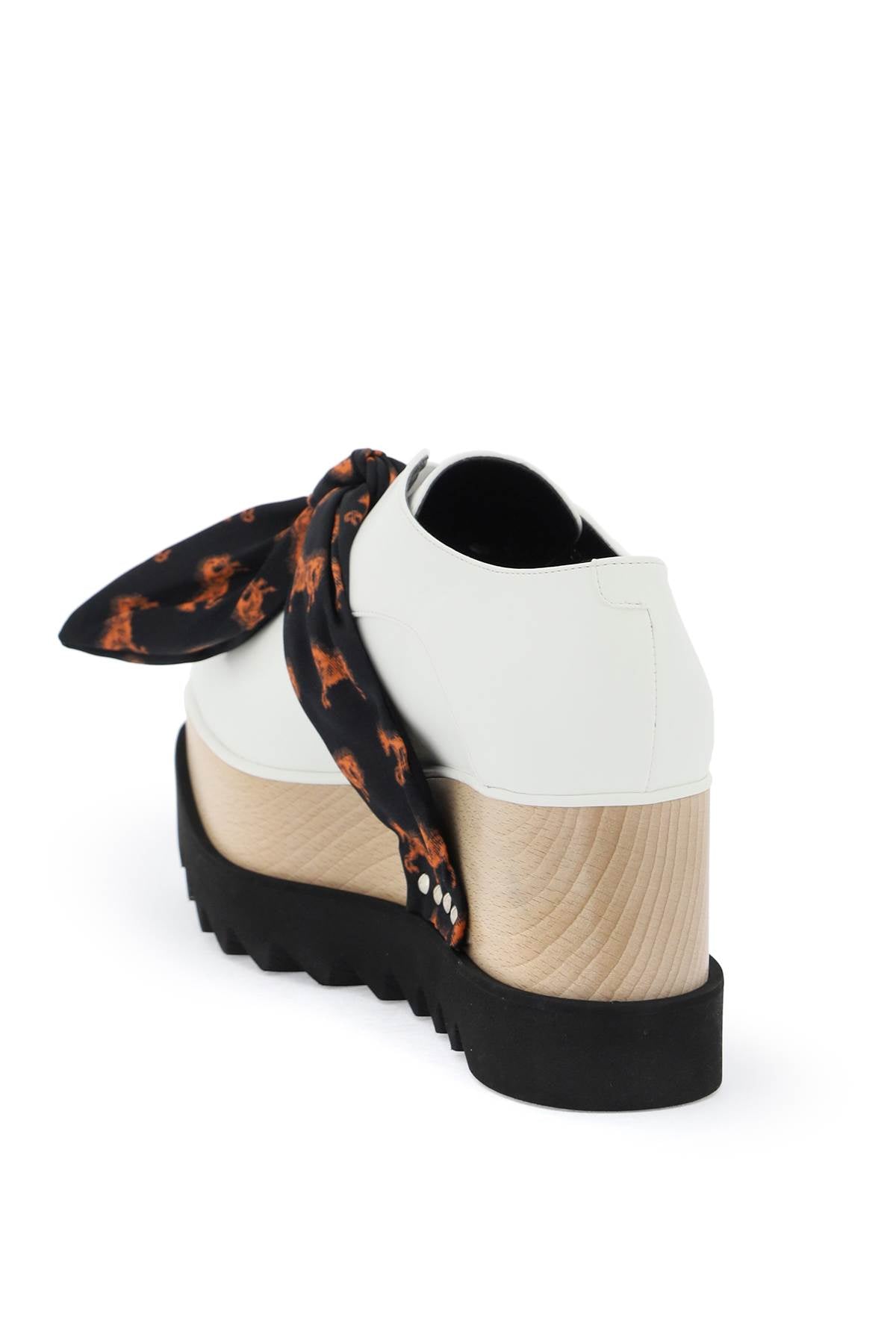 Stella McCartney platform elyse loafers eith printed band - VivaceVenus