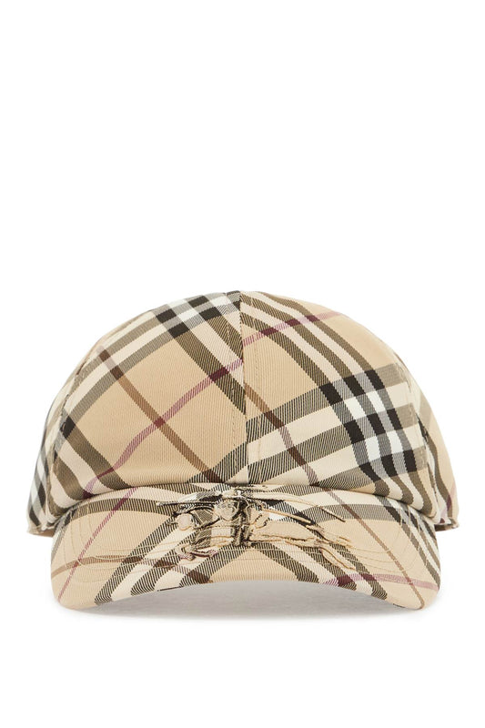 Burberry ered\n\ncheckered baseball cap - VivaceVenus