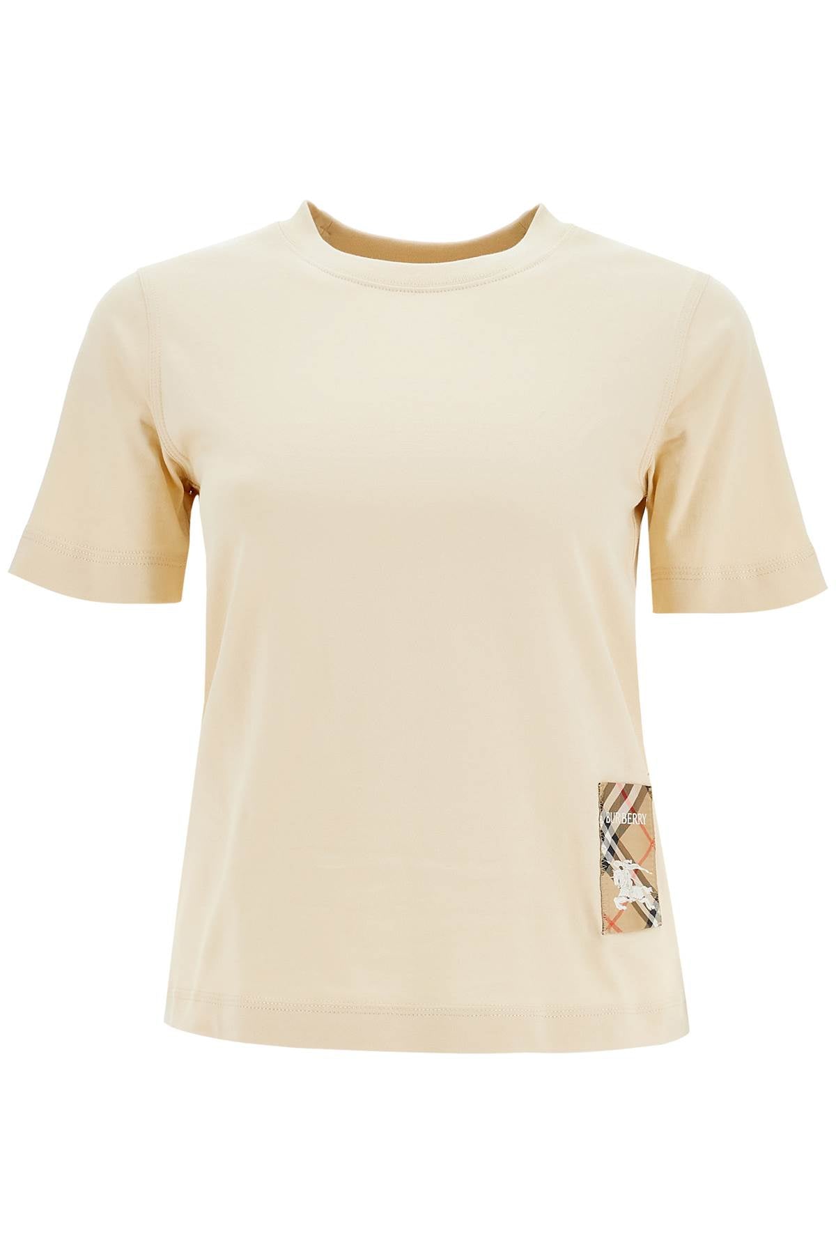 Burberry t-shirt with patch logo design - VivaceVenus