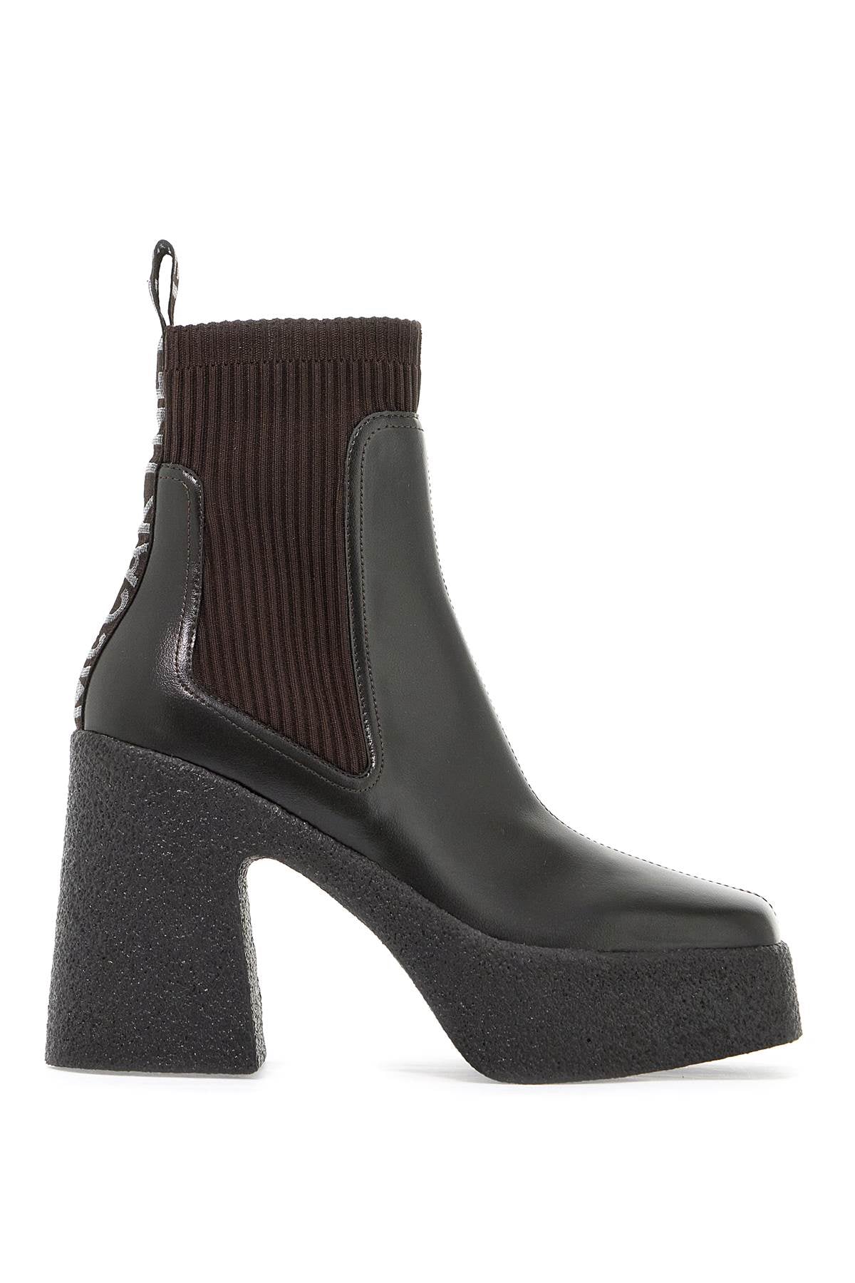 Stella McCartney skyla sock ankle boots with heel - VivaceVenus