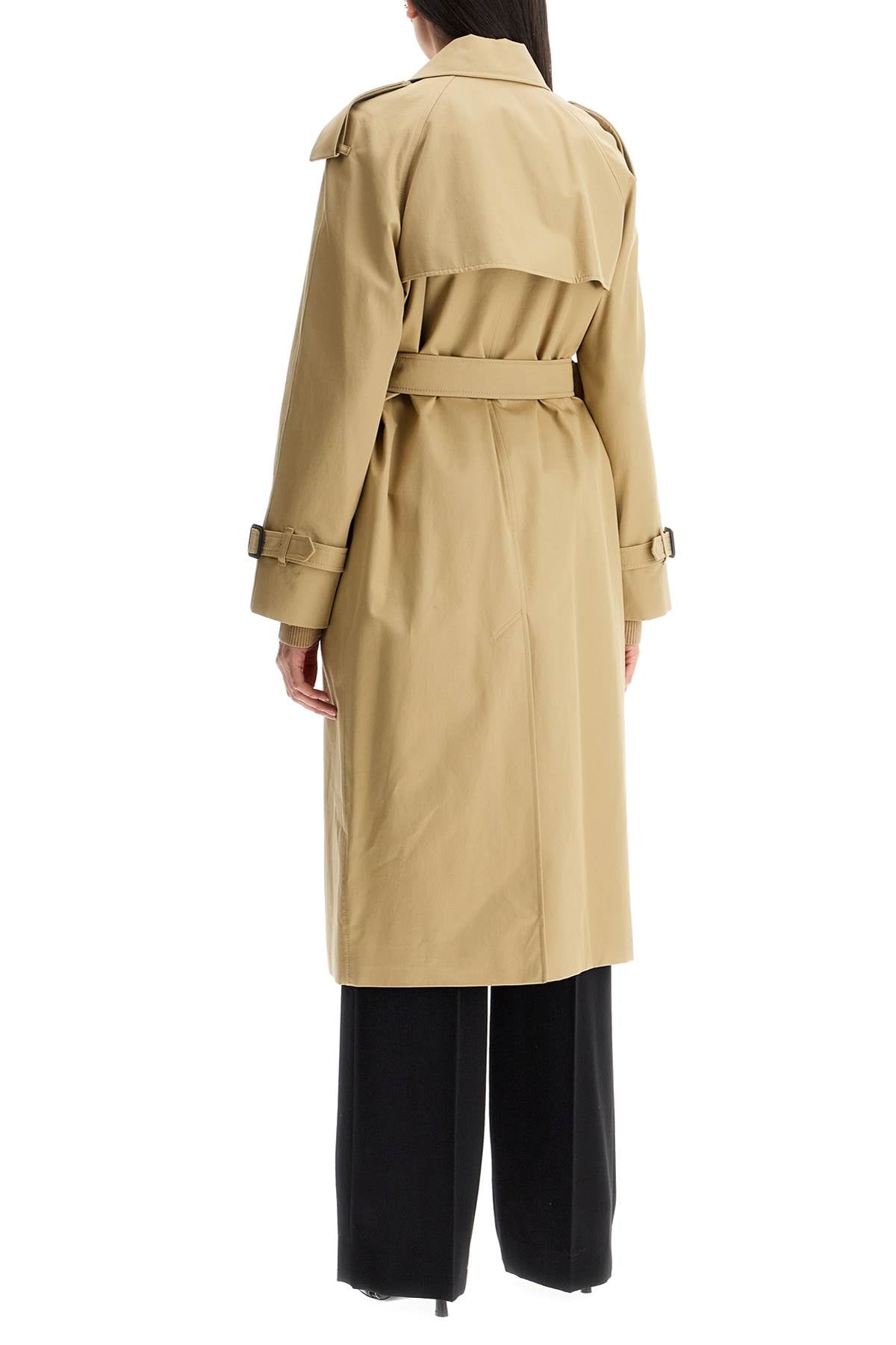 Burberry double-breasted trench coat with - VivaceVenus