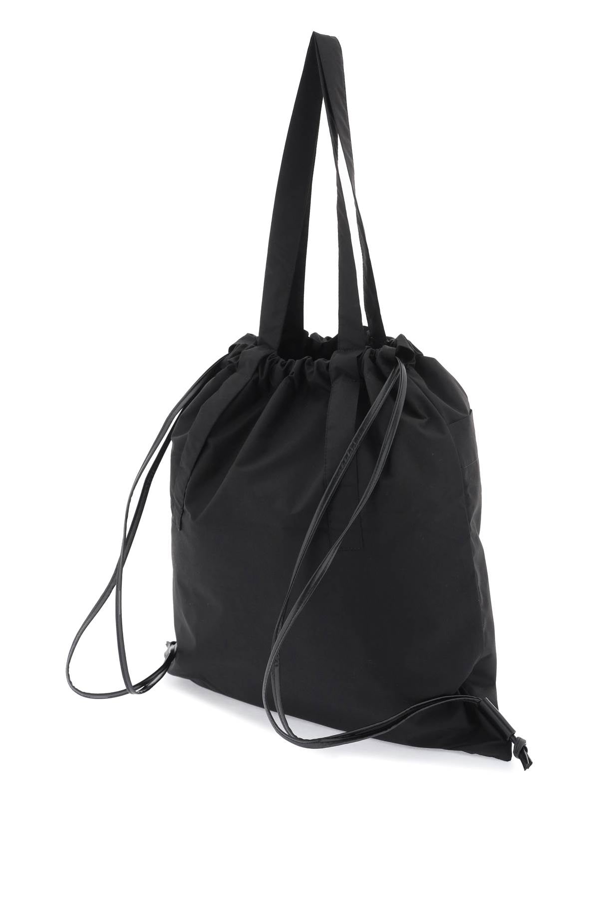 Moncler Drawstring Aq Tote Bag With   Black