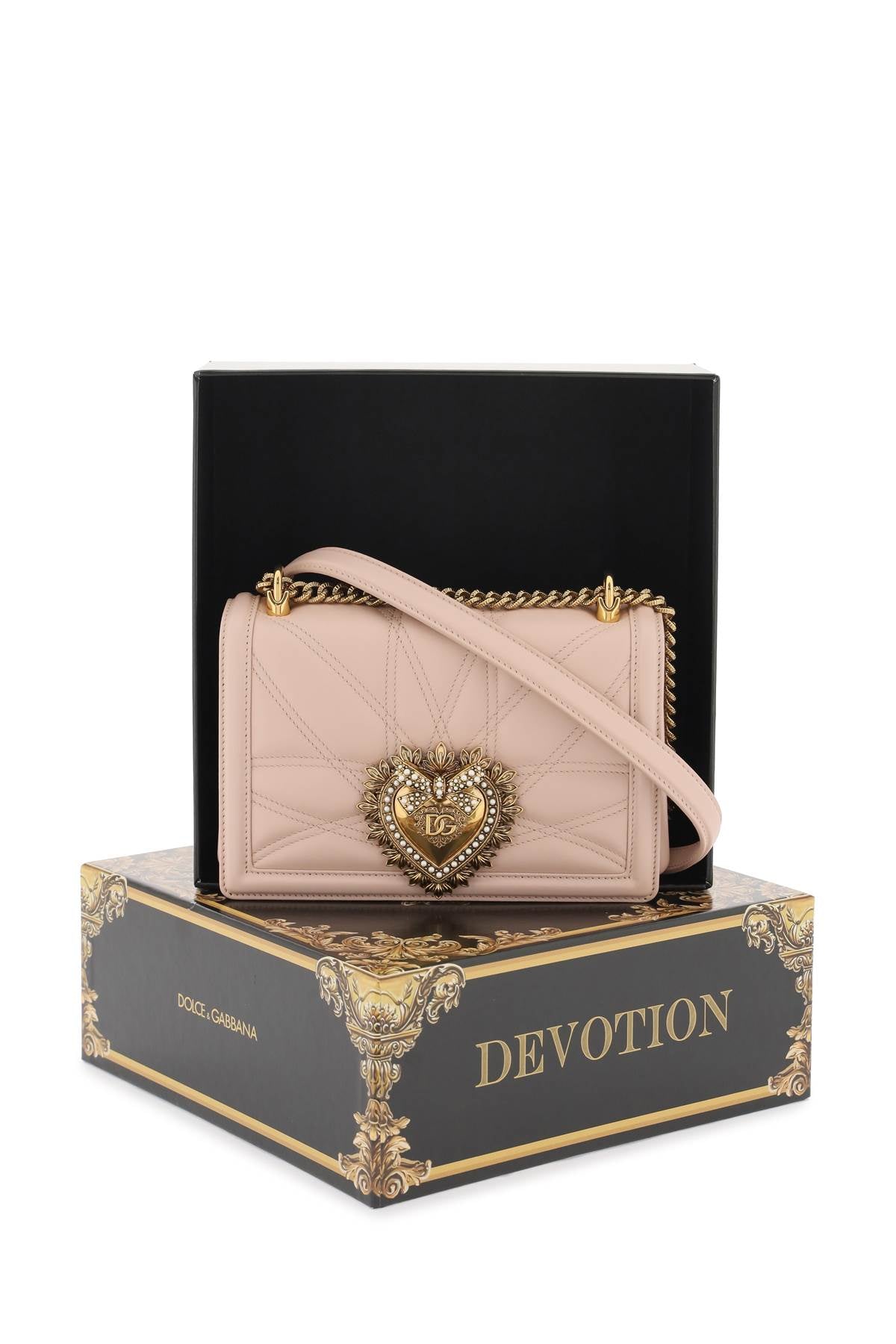 Dolce & Gabbana Devotion Medium Bag   Pink