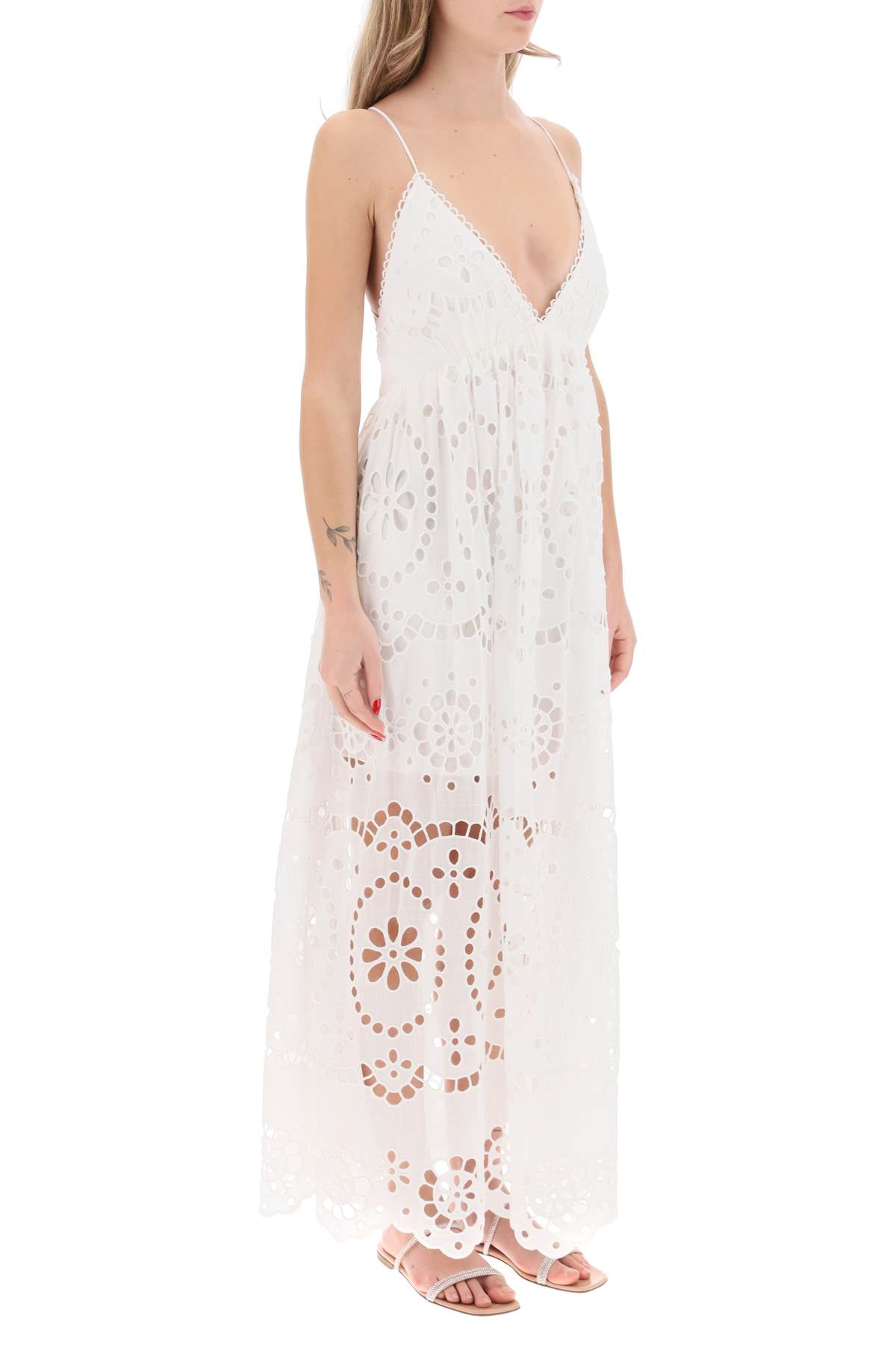 Zimmermann lexi maxi dress in broderie anglaise - VivaceVenus