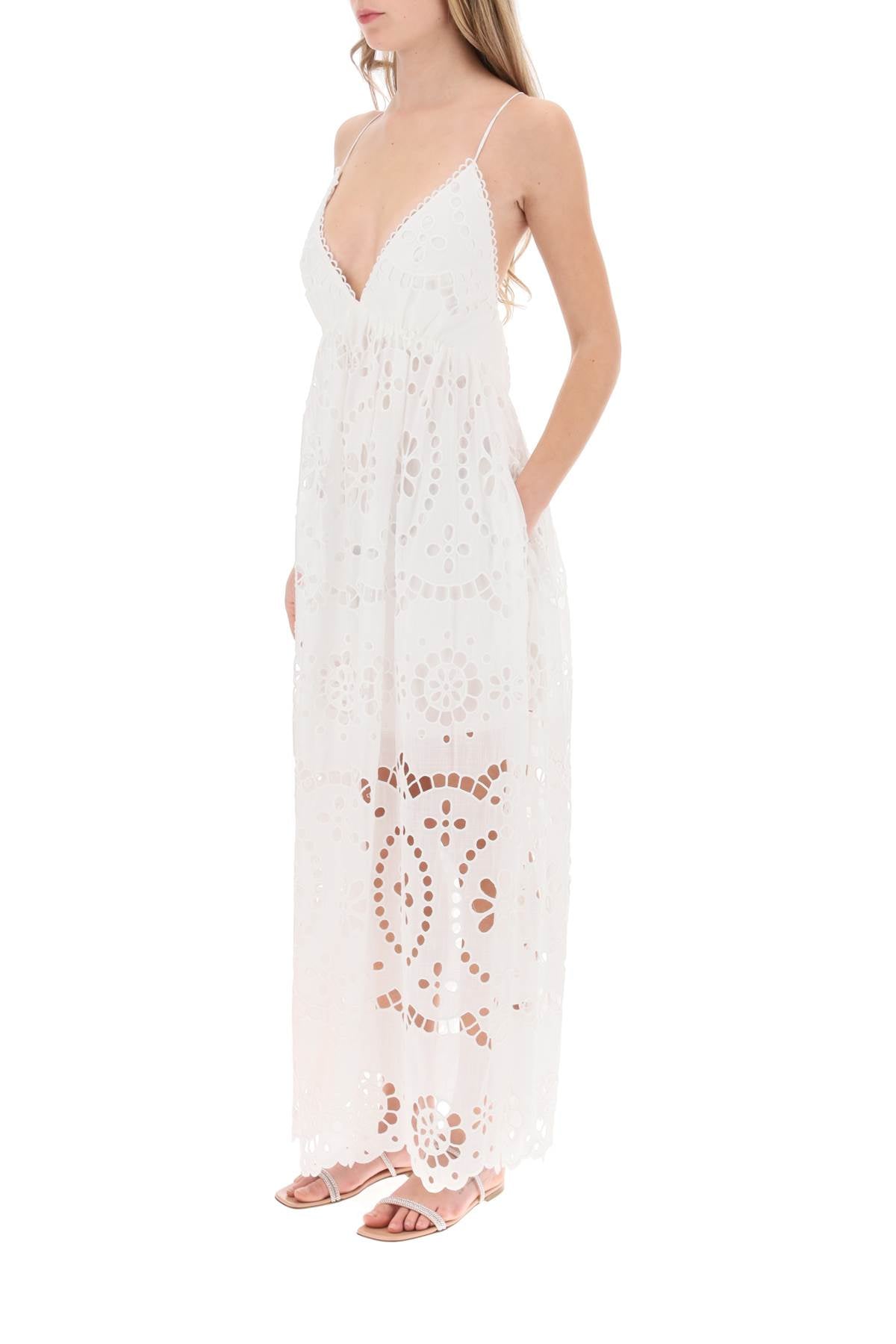 Zimmermann lexi maxi dress in broderie anglaise - VivaceVenus