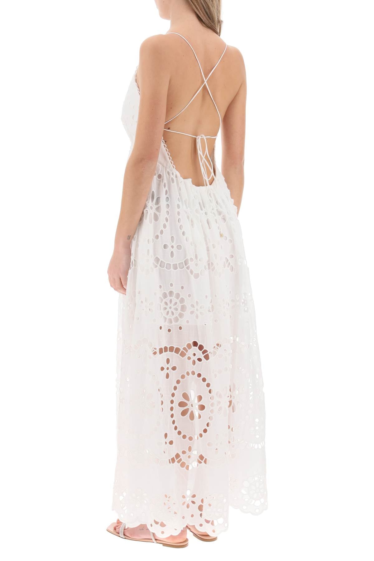 Zimmermann lexi maxi dress in broderie anglaise - VivaceVenus