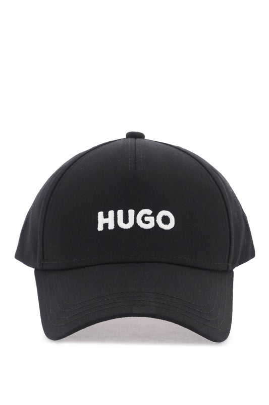 Hugo Replace With Double Quotejude Embroidered Logo Baseball Cap With   Black